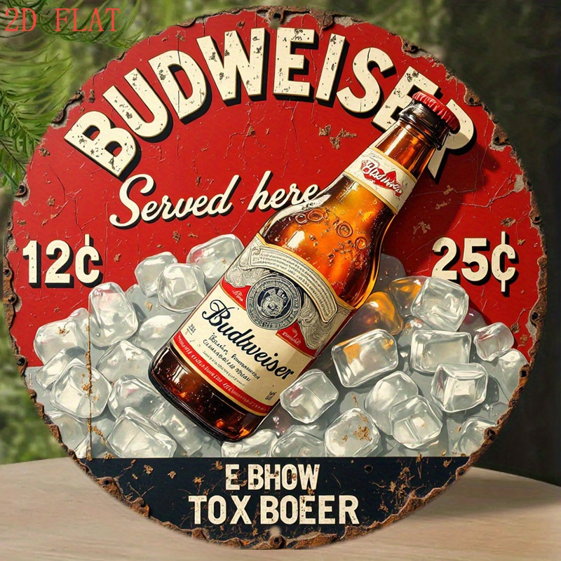 1pc Vintage Beer Logo Metal Wa - Outdoor Power Bar review and price