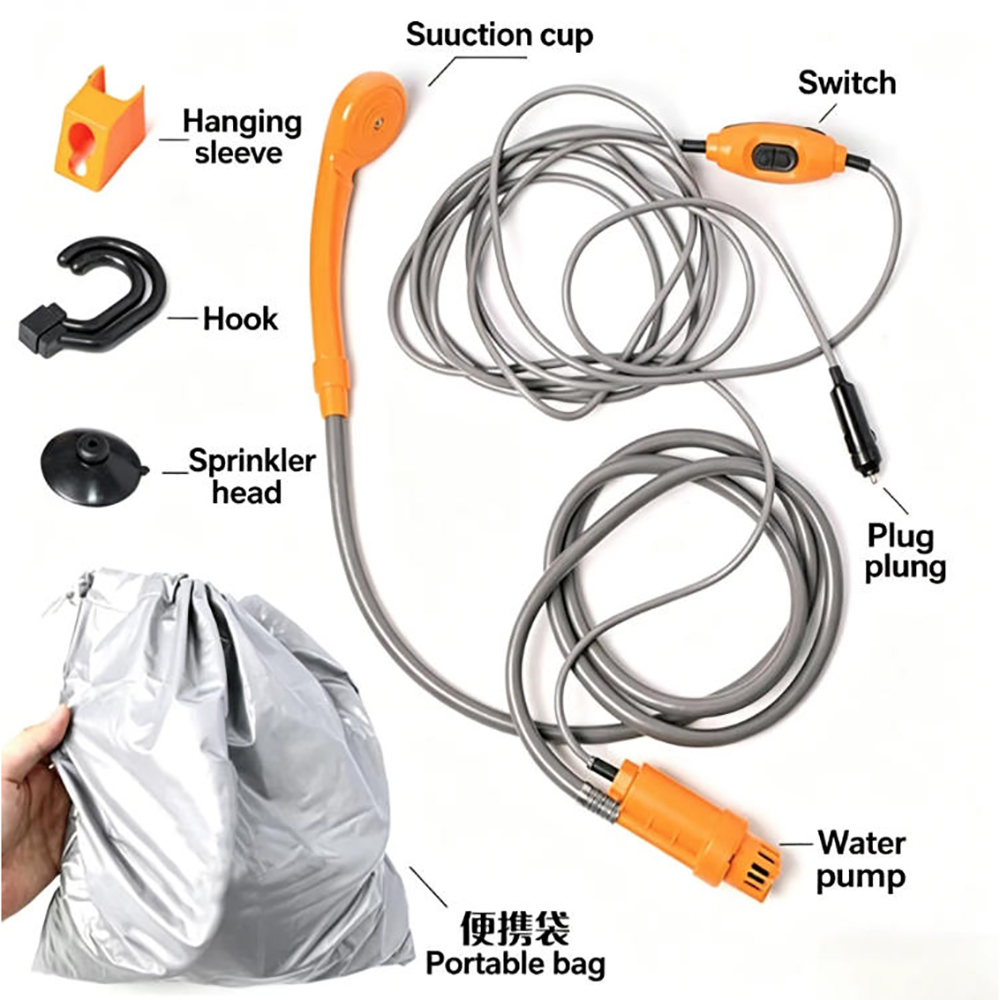 Portable 12V 24V Car Shower Ou - Outdoor Power Washer review and price