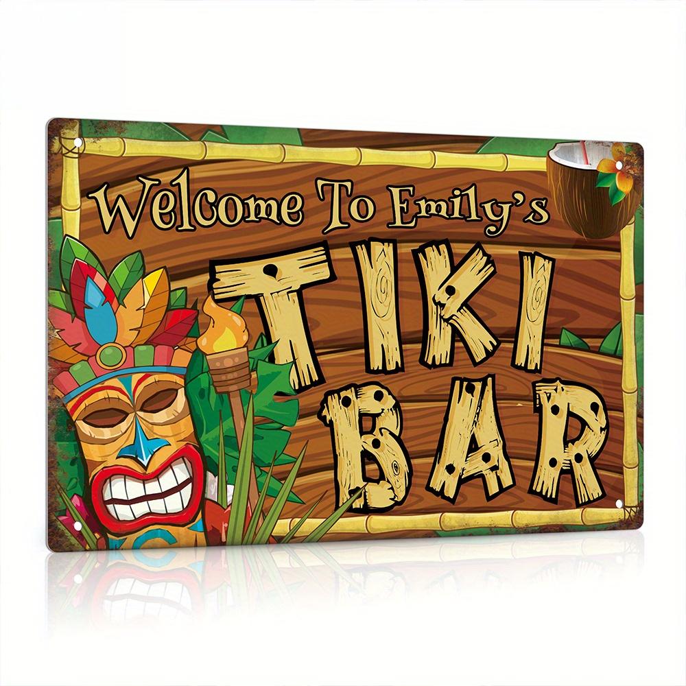 Custom  Decor Tiki Bar Sign, P - Outdoor Power Bar review and price