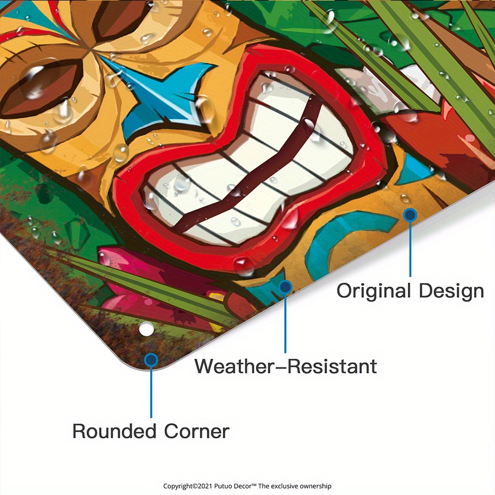 Custom  Decor Tiki Bar Sign, P - Outdoor Power Bar review and price