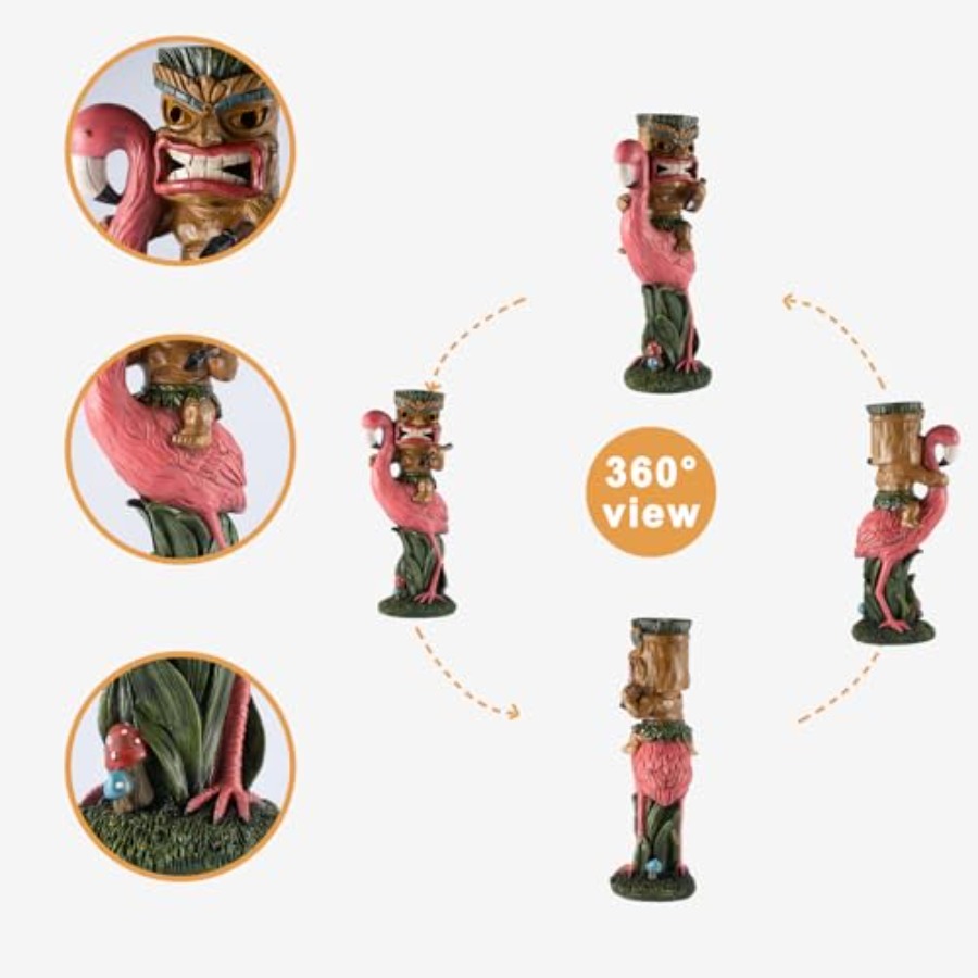 Solar Tiki Statue - Outdoor St - Outdoor Power Bar review and price