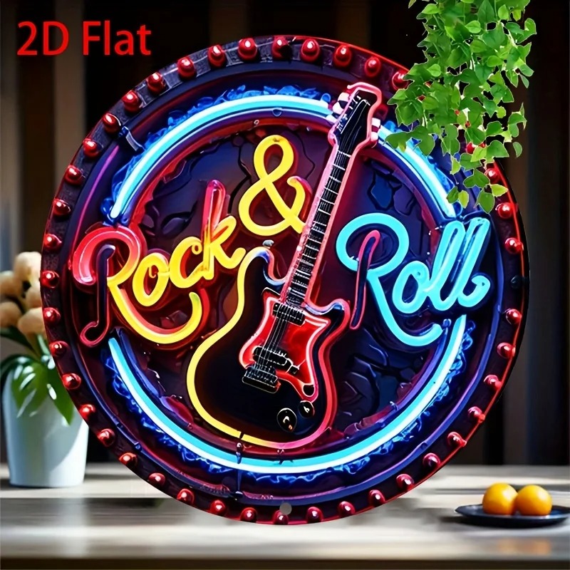 A Vintage Rock Neon Sign, 2Dfl - Outdoor Power Bar review and price