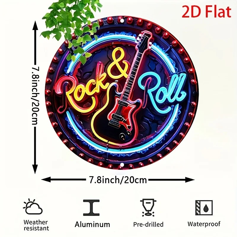 A Vintage Rock Neon Sign, 2Dfl - Outdoor Power Bar review and price