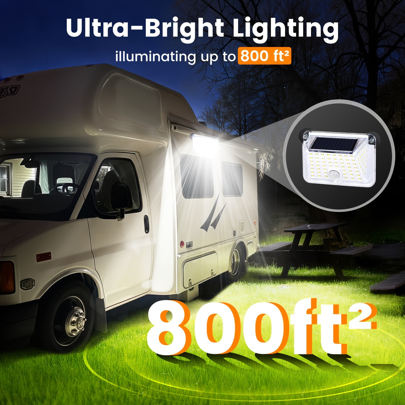Magnetic Trailer Solar Lamp, w - Outdoor Power G Sensor review and price